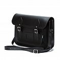 Zatchels Classic Satchel Black 13-inch